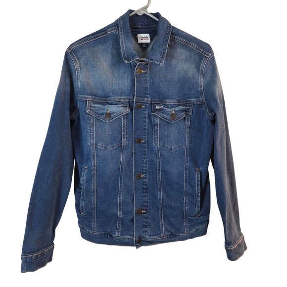 Tommy Jeans Mens Utility Denim Jacket Size Small Tommy Hilfiger - Picture 1 of 11
